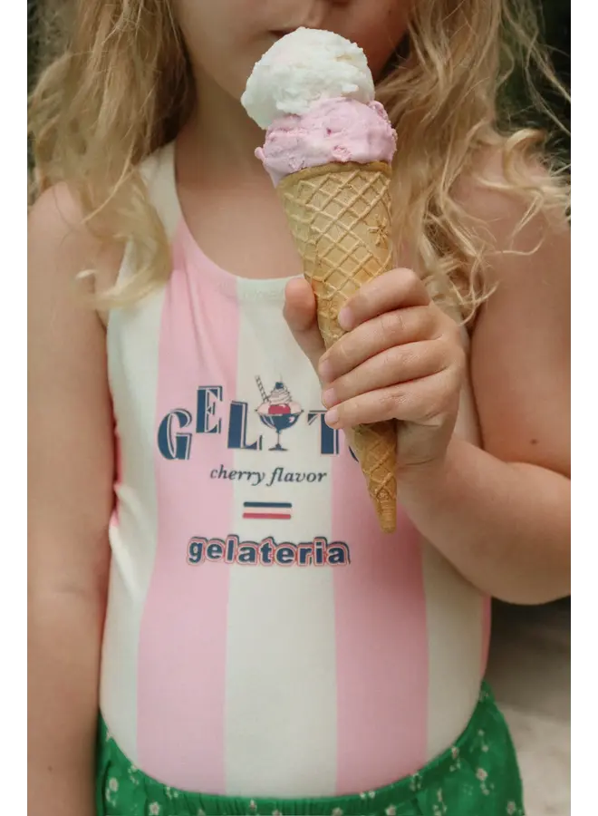 Konges Sløjd - Pomia swimsuit - Candy rose stripe