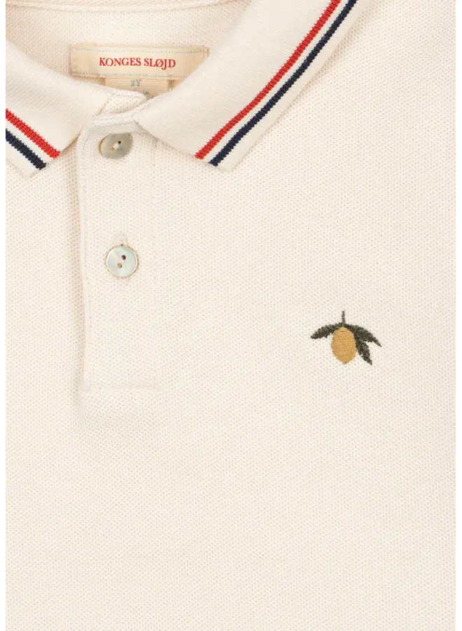 Konges Sløjd - Florian polo shirt - Antique white