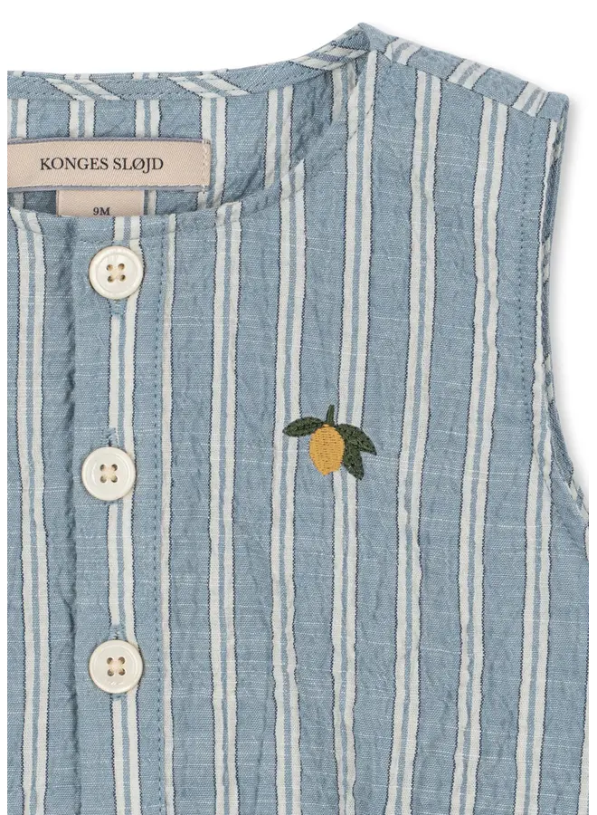 Konges Sløjd - Elliot romper - Trio bleu stripe