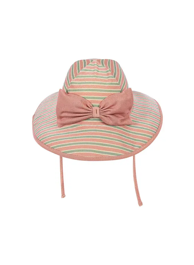 Bowwow swim hat - Blush stripe