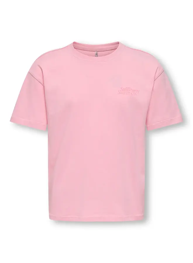 Kids Only - Helen life ss loose tee - Romance rose strawberry