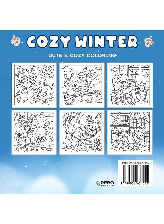 Rebo Publishers - Cozy winter - Cute & cozy coloring