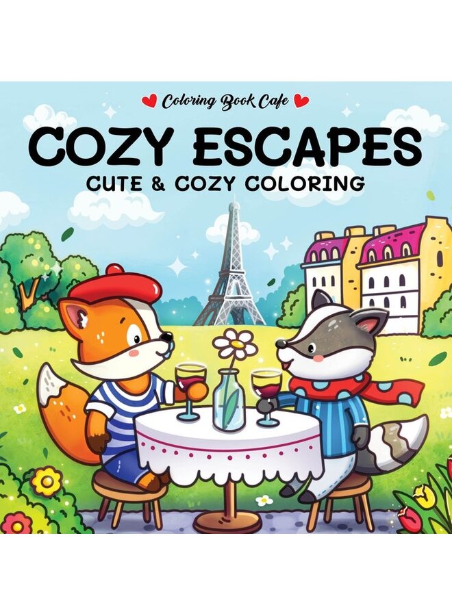 Rebo Publishers - Cozy escapes - Cute & cozy coloring