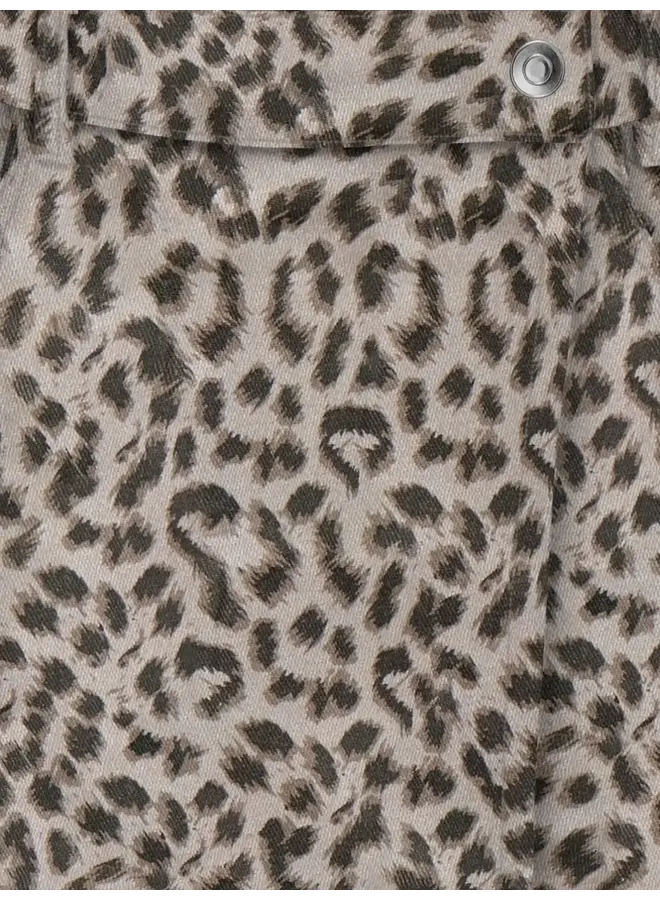 Kids Only - Anlie-naomi animal skort - Silver lining/Washed leo