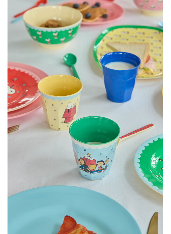 rice - Medium melamine beker - Crème Snoopy print