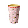 rice - Grote melamine beker - Roze Snoopy print