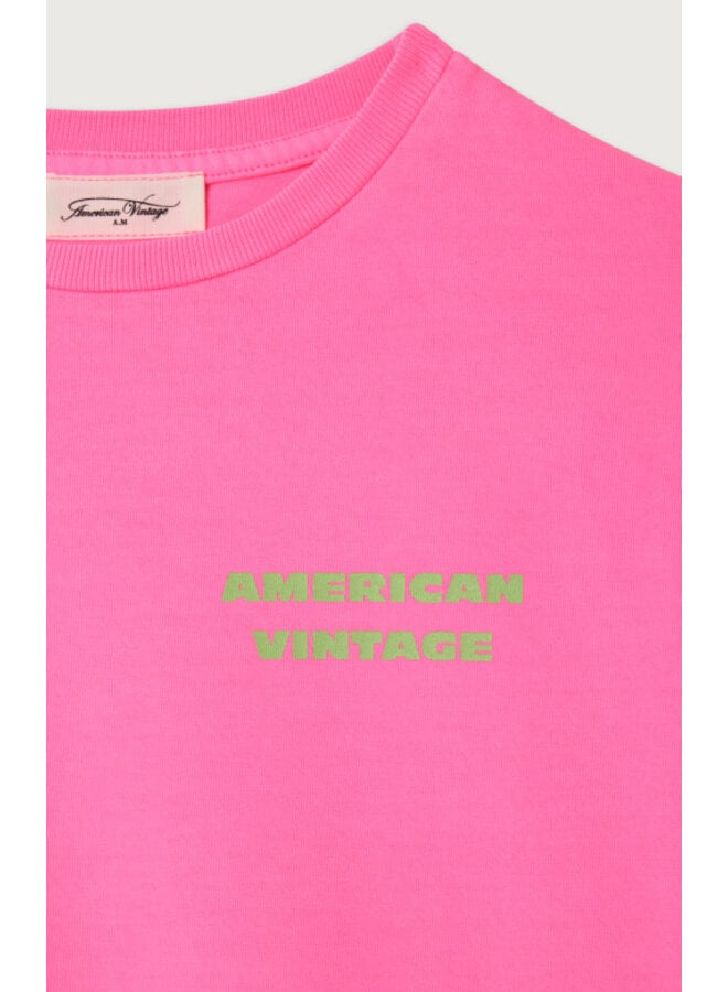American Vintage - Fizvalley t-shirt – Rose fluo