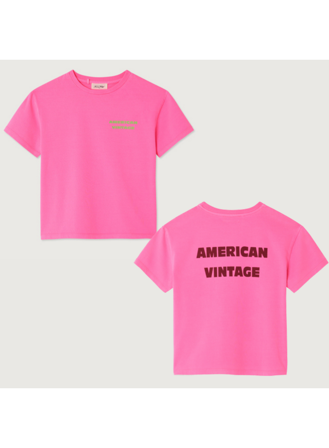 American Vintage - Fizvalley t-shirt – Rose fluo