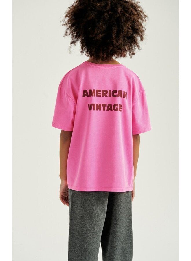 American Vintage - Fizvalley t-shirt – Rose fluo