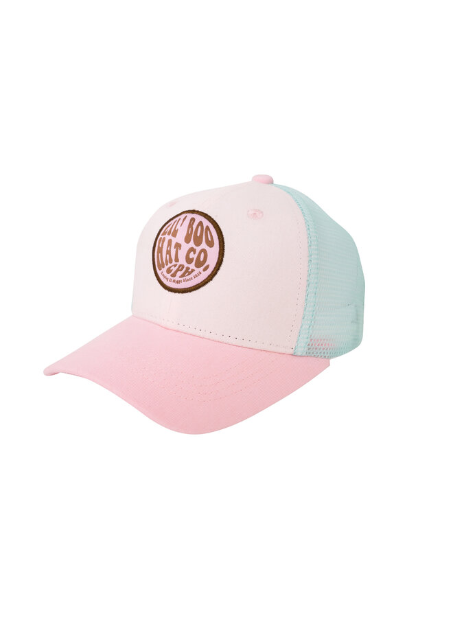 Lil' Boo - Trucker cap - Pink/Turquoise