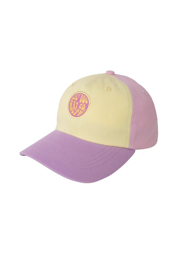 Lil' Boo - Block bloom dad cap - Pink/Purple