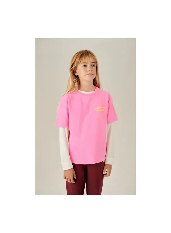 American Vintage - Fizvalley t-shirt - Rose fluo Welcome to the AMV party