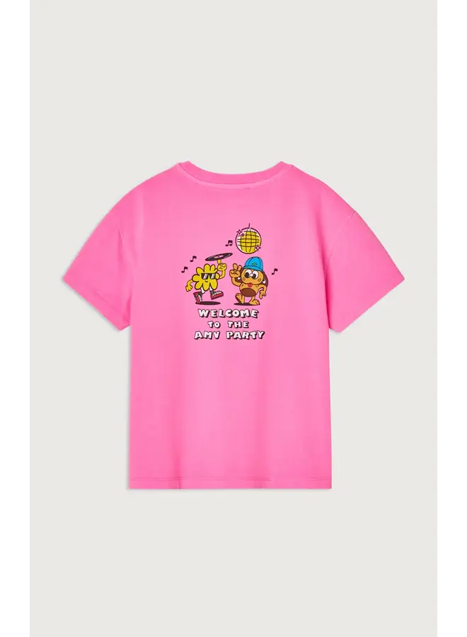 American Vintage - Fizvalley t-shirt - Rose fluo Welcome to the AMV party