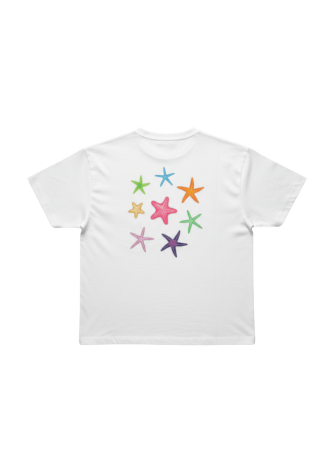 Salty Stitch - Salty seastar tee - Off white