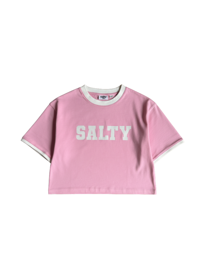 Salty Stitch - Salty cropped tee - Pink