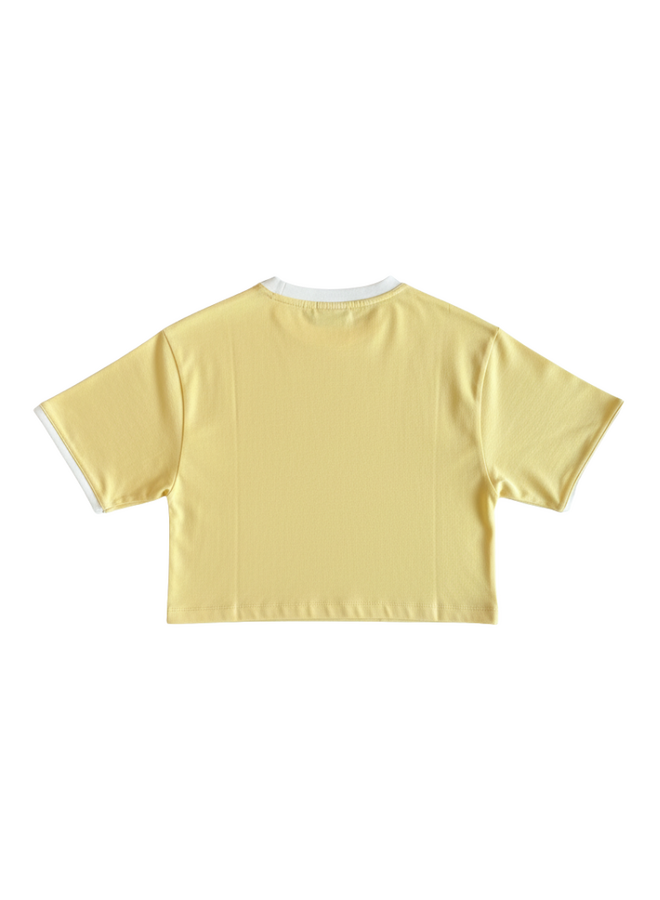 Salty Stitch - Salty cropped tee - Yellow