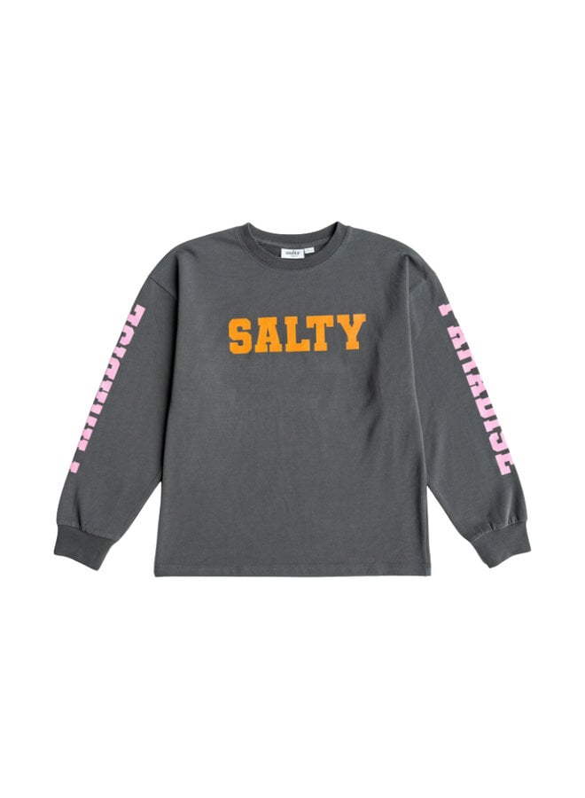Salty paradise skater tee - Dark grey