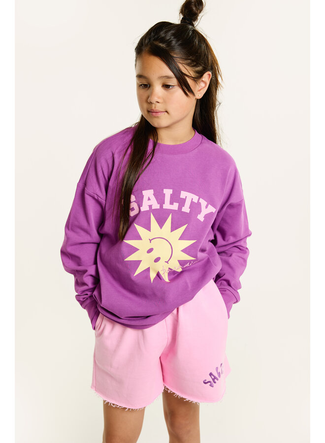 Salty Stitch - Salty sun skater tee - Purple