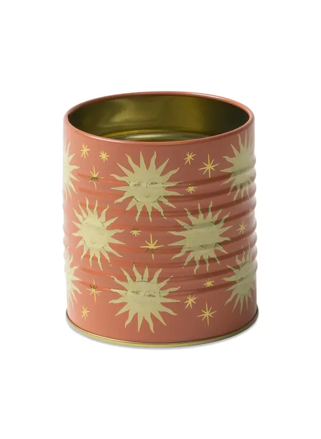 Celestial storage tin - Terracotta sun