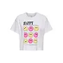 Kids Only - Annbel-smile life ss tee - Bright white happy