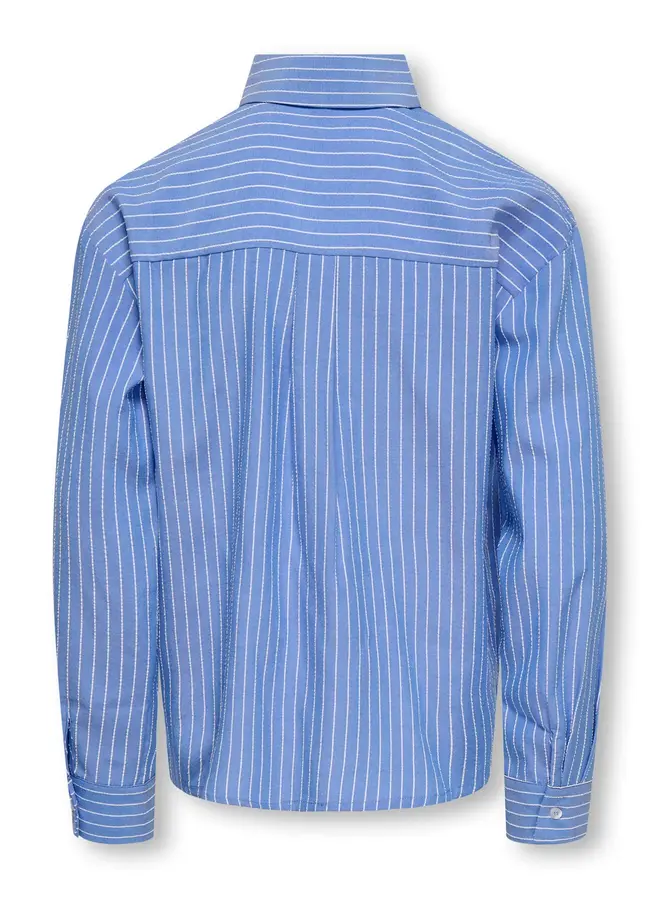 Kids Only - Cosmo ls shirt - Blue bonnet cloud dancer