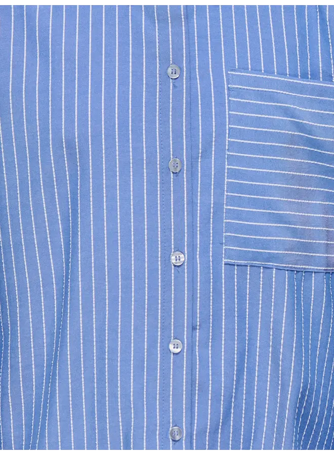 Kids Only - Cosmo ls shirt - Blue bonnet cloud dancer