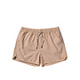 Salted Stories - Seersucker swim shorts men - Bombay brown