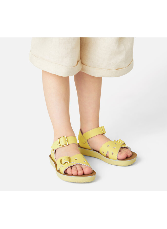 Salt Water Sandals - Sweetheart - Butter yellow