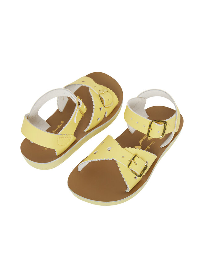 Salt Water Sandals - Sweetheart - Butter yellow
