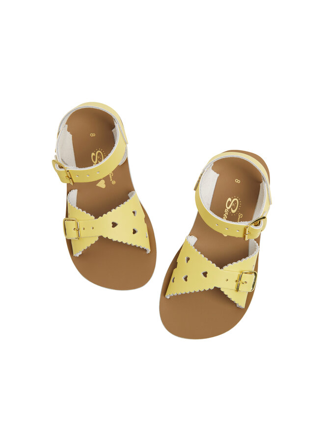 Salt Water Sandals - Sweetheart - Butter yellow