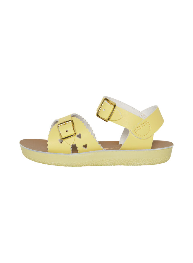 Salt Water Sandals - Sweetheart - Butter yellow