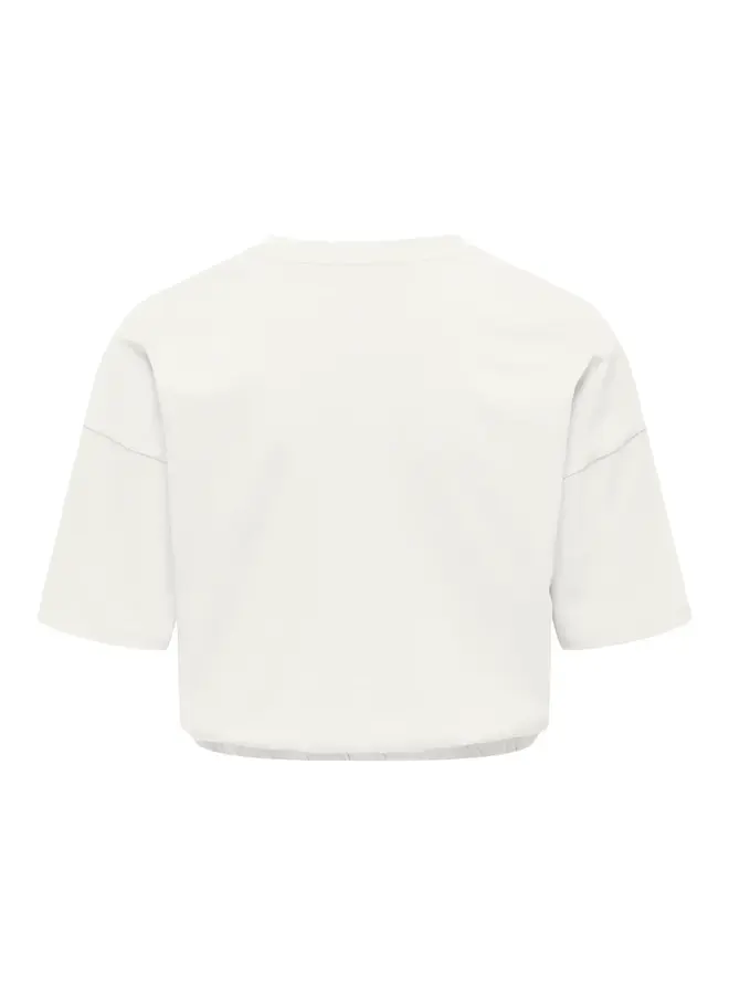 Kids Only - Golia elastic toose top - Cloud dancer