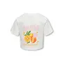 Kids Only - Milla boxy printed top - Cloud dancer/Lemonade