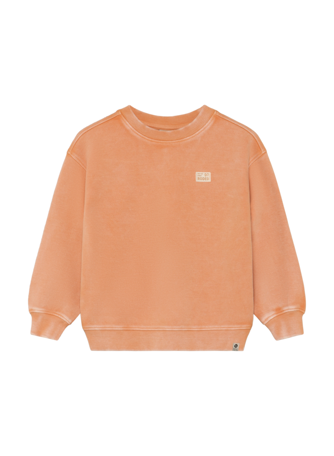 Daily7 - Oversized sweater backprint - Sandstone