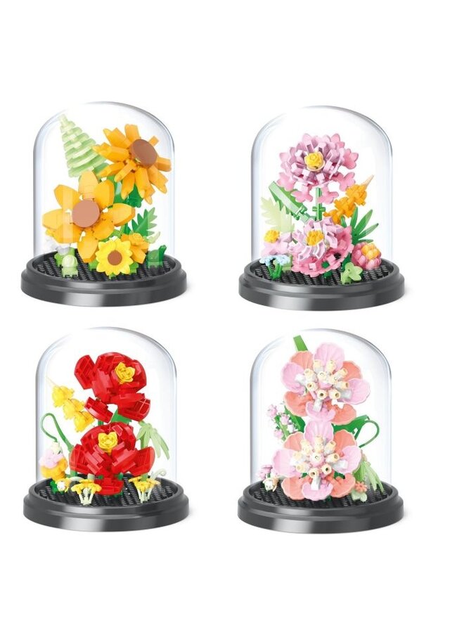 Moses - 82172 - Brick garden flower 11 cm met stolp