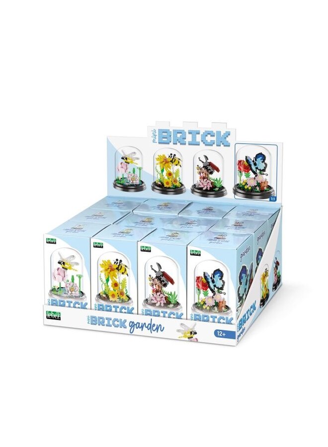 82173 - Brick garden bug 11 cm met stolp
