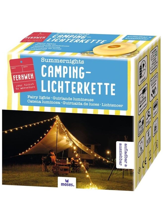 Moses - 82389 - Reizen lichtketting oprolbaar 8 meter