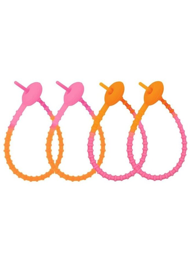 Moses - 82390 - Reizen kabelbinders neon set van 4