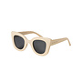 Salted Stories - Solid cat eye sunglasses - White swan