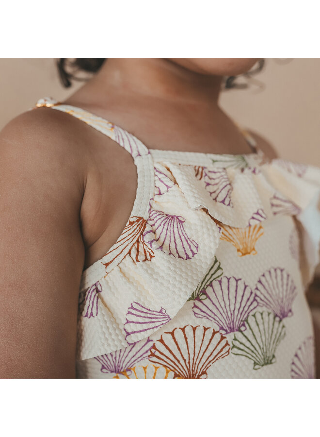 Salted Stories - Shells swimsuit - Multicolor