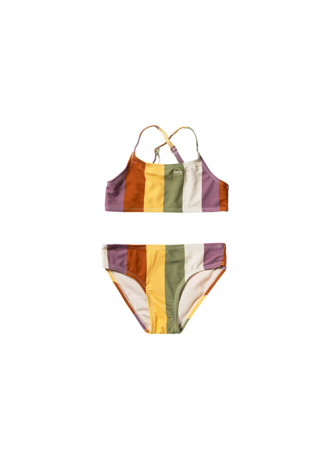 Salted Stories - Multi stripe bikini - Multicolor