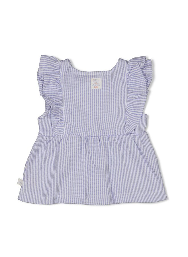 Feetje - Top streep crinkle - Sea La Vie - Lavendel
