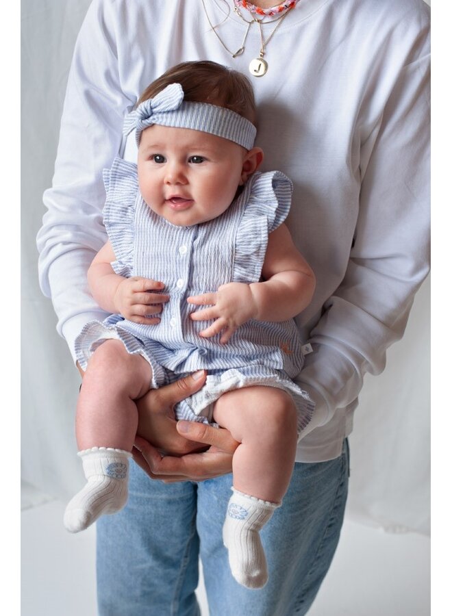 Feetje - Top streep crinkle - Sea La Vie - Lavendel