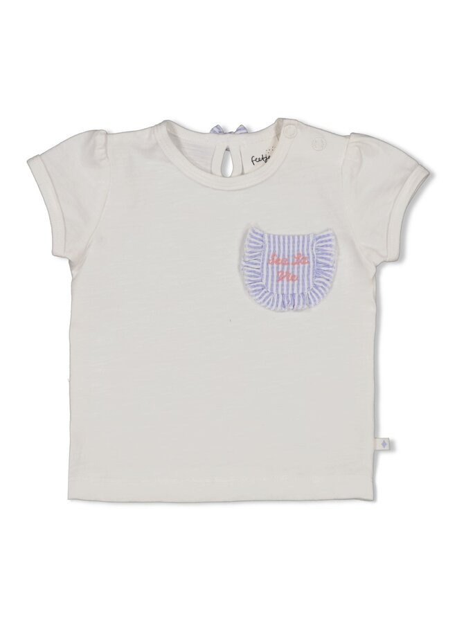 T-shirt - Sea La Vie - Offwhite