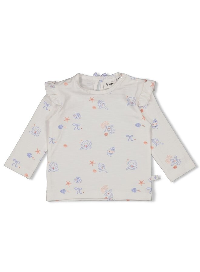 Feetje - Longsleeve AOP - Sea La Vie - Offwhite