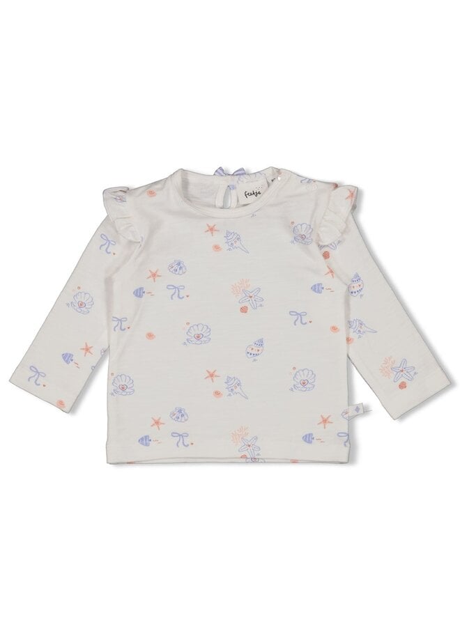 Longsleeve AOP - Sea La Vie - Offwhite