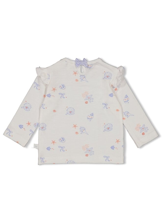 Feetje - Longsleeve AOP - Sea La Vie - Offwhite