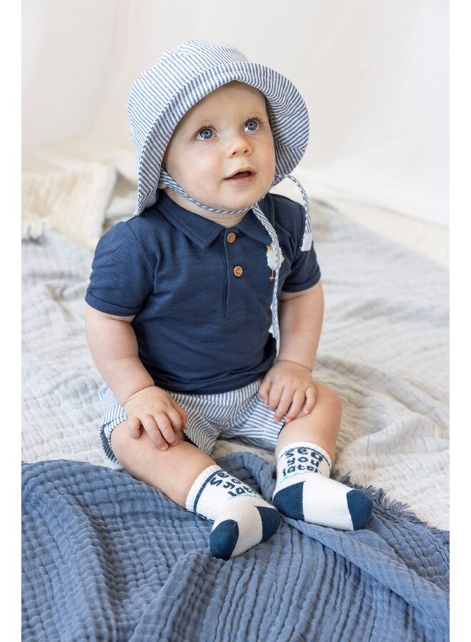Feetje - Polo - Seaside Happiness - Indigo