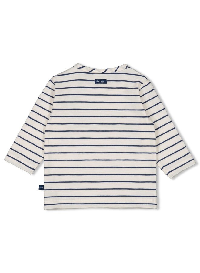Feetje - Longsleeve streep - Seaside Happiness - Offwhite
