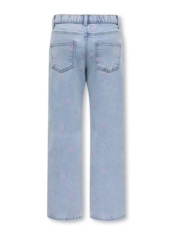 Kids Only - Robyn straight la smile denim - Light blue denim